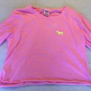 Victoria’s Secret PINK neon crop top